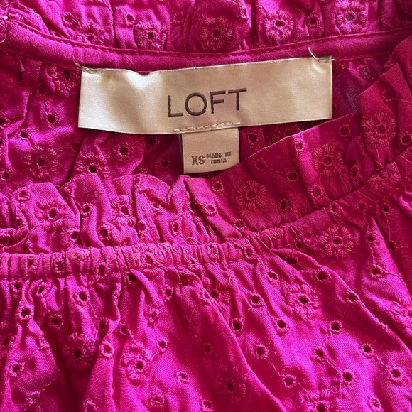 LOFT Pink Women's Top - Picture 9 of 10